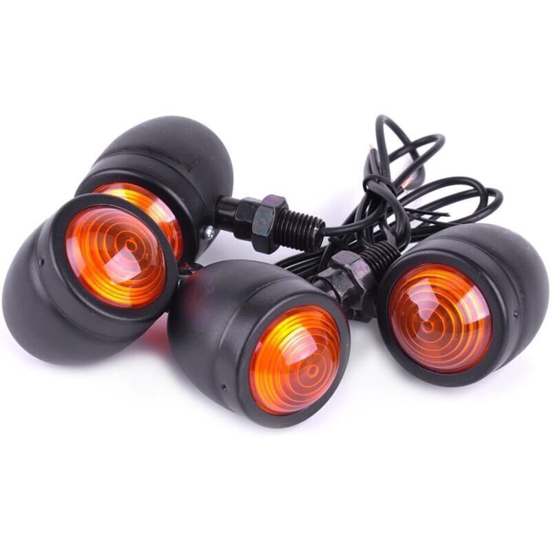 Stück Motorradblinker, 12V, wasserdicht, universell für Motorrad, Roller, Quad, Cruiser, Offroad