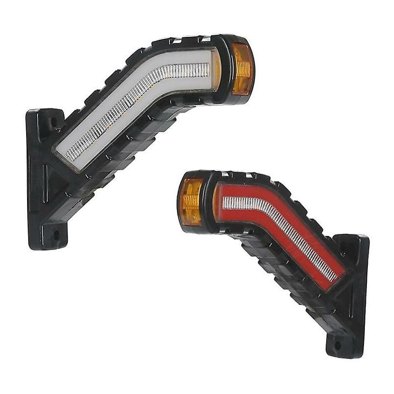 Stück Seitenlichter, LED-Umrissmarkierung, 12–24 v, LED-Leuchten, LKW-Anhänger, LED-LKW-Licht, Van-LED-Leuchten