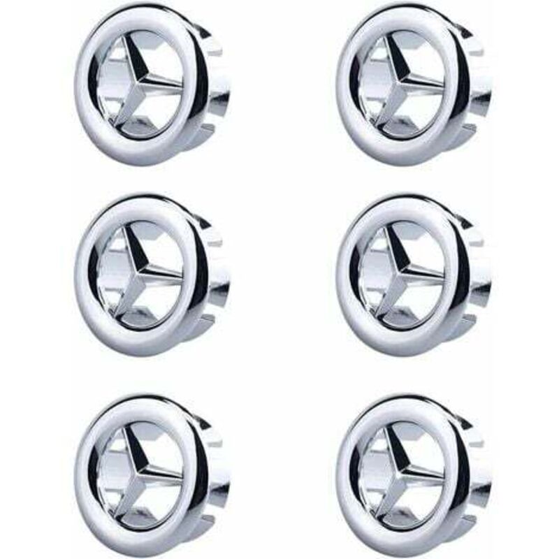 Stück Überlaufring für Spüle, runde Überlaufabdeckung für die Küche, Überlauflochverkleidung für Spüle, für Spüle, Badezimmer, Küche (Silber)