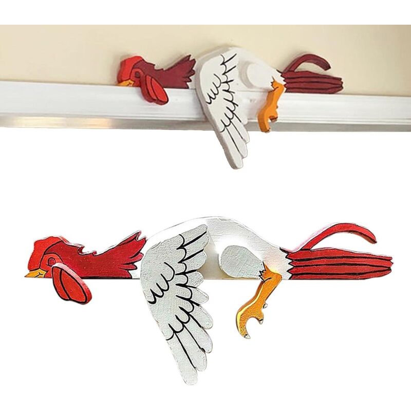 Stück Zaundekoration in Hahnform Hühnerzaun Dekoration Hahnengeländer, Haustierablage, Hofdekoration, Hofwanddekoration, Yanjing-Hühnchen-Dekoration