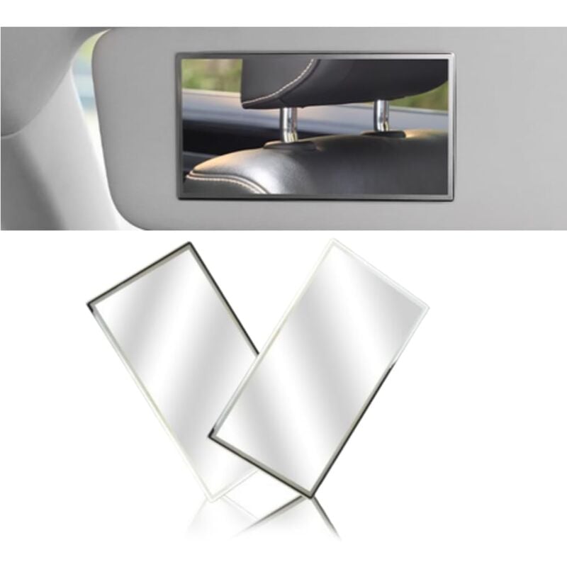 Stücke Auto Make-Up Spiegel Auto Spiegel Sonnenblende Kosmetikspiegel Auto Sonnenblende Spiegel, 11x6,5 cm