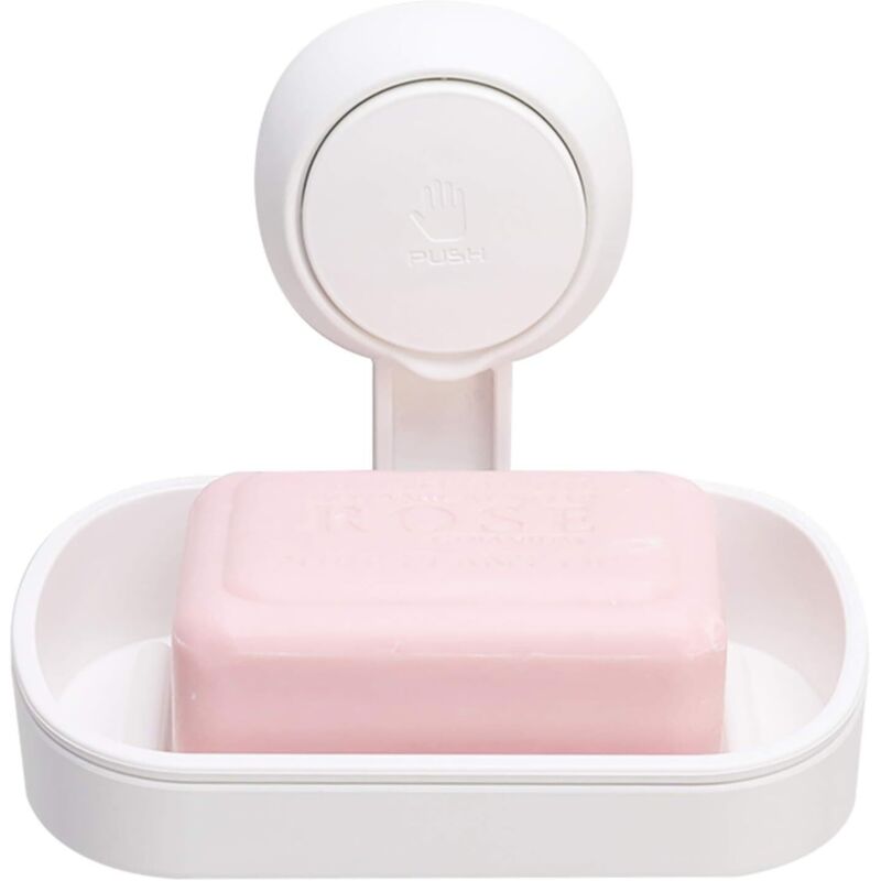 ZVD - Suction Cup Suction Cup Soap Dish No Drilling & Reusable 1 Second Installation Shower Soap Holder Load 5KG Waterproof Holder for Bathroom