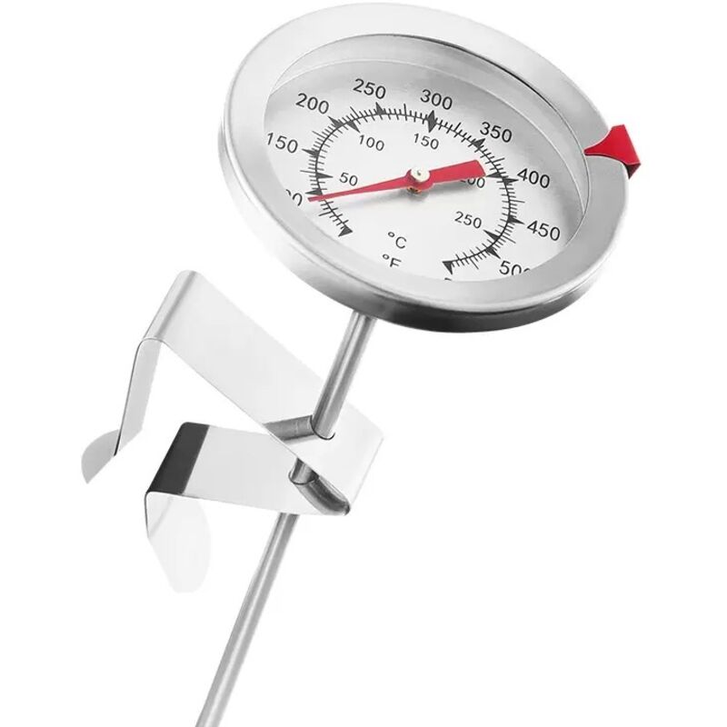Aiperq - Süßigkeitenthermometer, Kochthermometer mit sofort ablesbarem Zifferblatt, Fleischthermometer zum Kochen von Süßigkeiten, Frittierofen