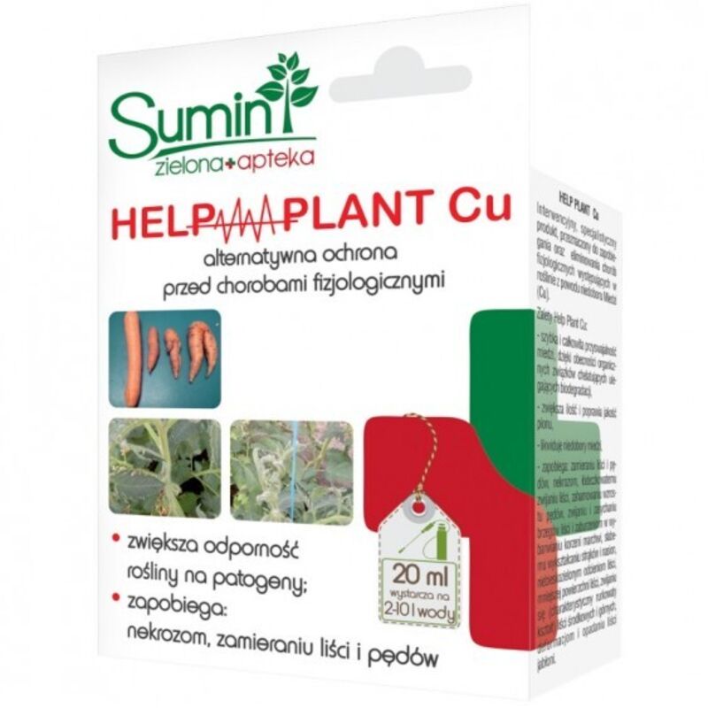 SUM39 Sumin Help Plant CU 20ml, Spray gegen Kupfermangel bei Pflanzen, gleicht Kupfermangel aus