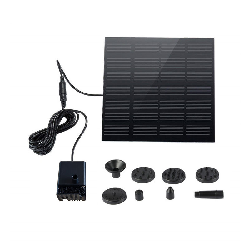 Cyslmuk - Sunrain Solar Teichpumpe Springbrunnenpumpe Solarpumpe Gartenbrunnen Wasserspiel Springbrunnenpumpe Springbrunnen