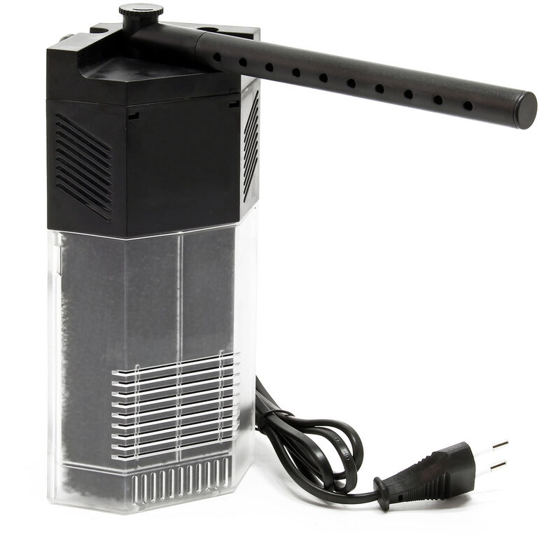 JP-094 Innenfilter Aquarium mit Pumpe 650 l/h 7W Eckfilter xl für kleines Aquarium bis 80 l - Sunsun