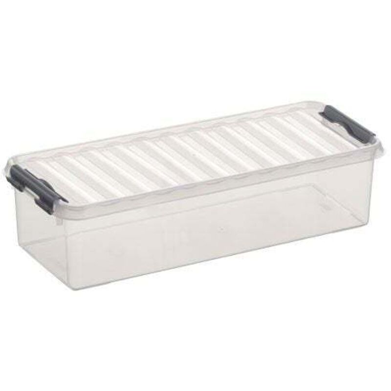 Aufbewahrungsbox Q-Line 3,5L transparent 38,5 x 14,1 x 9,3 cm Boxen, Körbchen & Kisten - Sunware