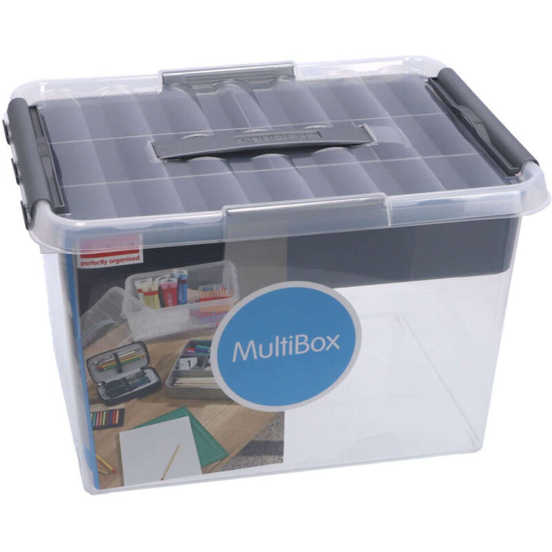 Multibox Q-Line 22L 40 x 30 x 26 cm Boxen, Körbchen & Kisten - Sunware