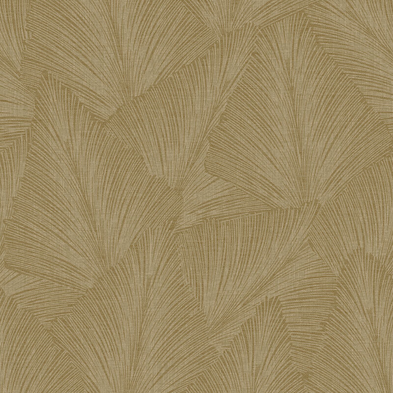 Superfresco Easy - Vliestapete Maya Grafik Blatter Gold 10mx52cm