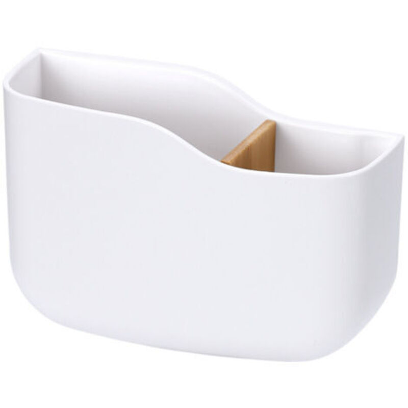 ABS Wall-Mounted Cell Phone Holder with Hook, Wall Organizer Box for Cell Phone Charging Stand, Remote Control Storage Box