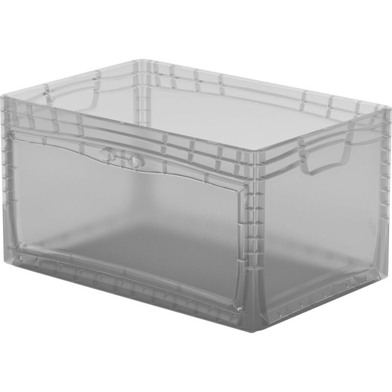 Surplus - Systems Eurobox Door 60 x 40 x 32 cm, 62 l, transparent Boxen, Körbchen & Kisten
