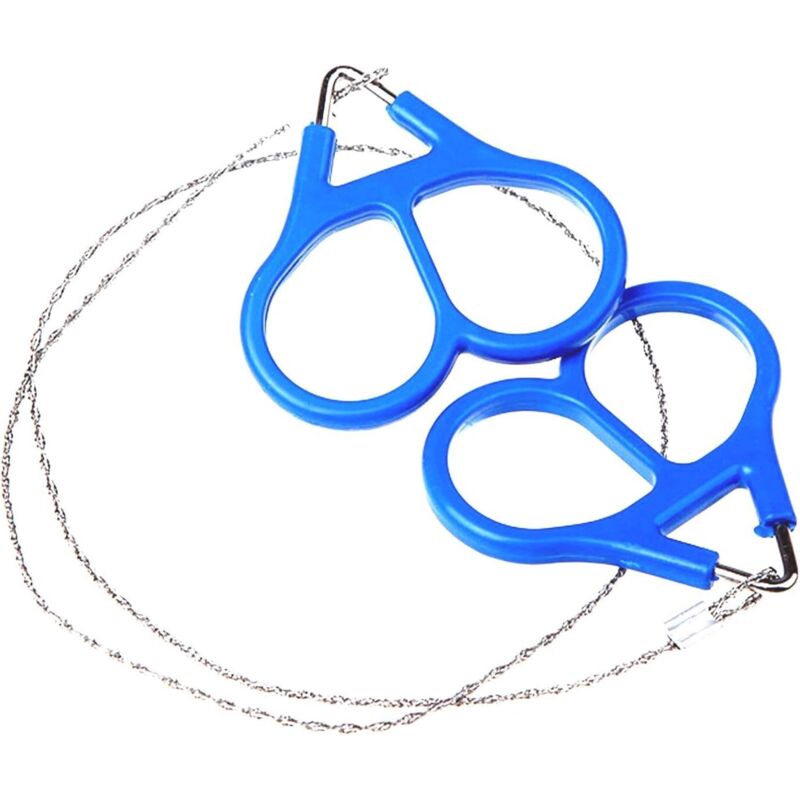 Gabrielle - Survival-Drahtsäge, Taschen-Seilsäge – tragbare Taschenkette – Metallkabelsäge, robuste Stahldrahtsäge, Taschen-Outdoor-Werkzeug zum