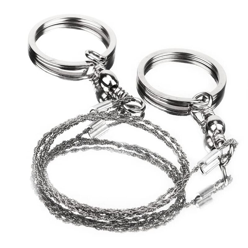 Zoternen - Survival Säge Seilsägen Universalsäge Campingsäge, Edelstahl Tragbare Winkelsäge Commando Seilsäge Schüttgut für Camping Wandern Jagd