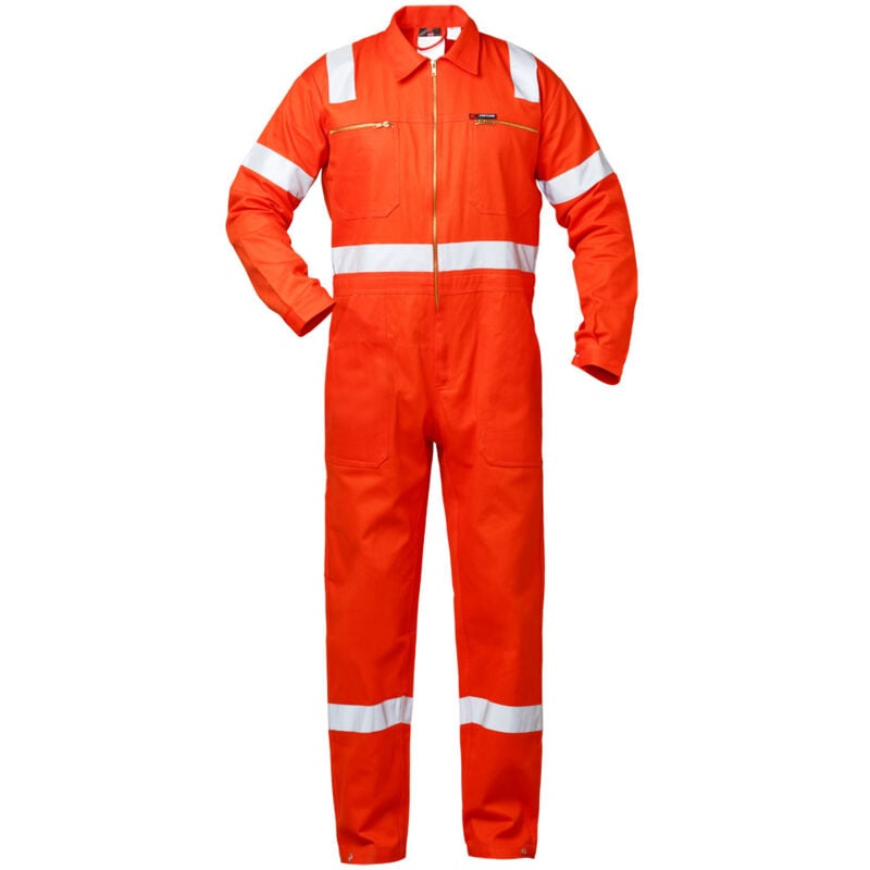 Gr .44 SUZUKA RALLYE-OVERALL MIT REFLEXSTREIFEN orange SUZUKA RALLYE OVERALL