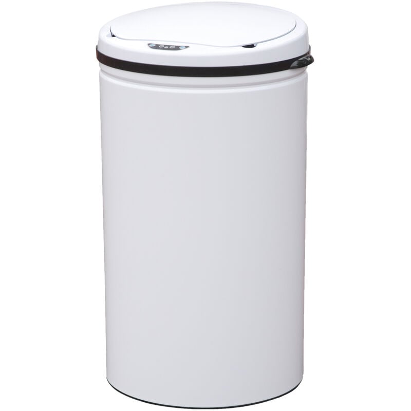 Sensor-Mülleimer 30L Mülleimer mit Sensor Abfalleimer Küche Weiß - Svita