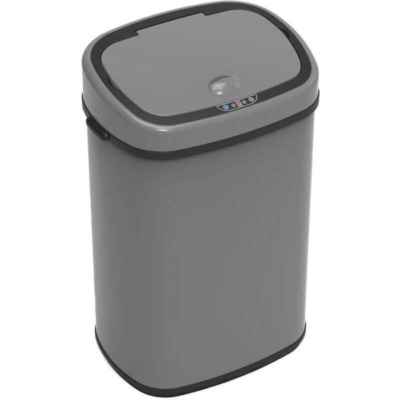 Sensor-Mülleimer 68L Mülleimer mit Sensor Abfalleimer Grau - Svita