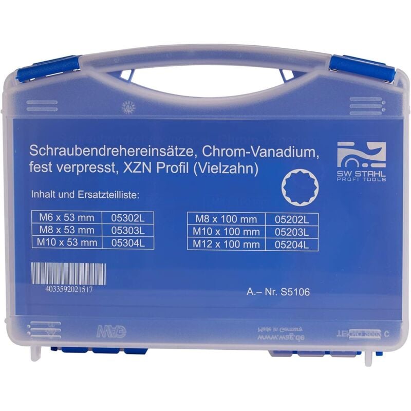 SW-Stahl S5106-KOFFER bedruckter Koffer für S5106