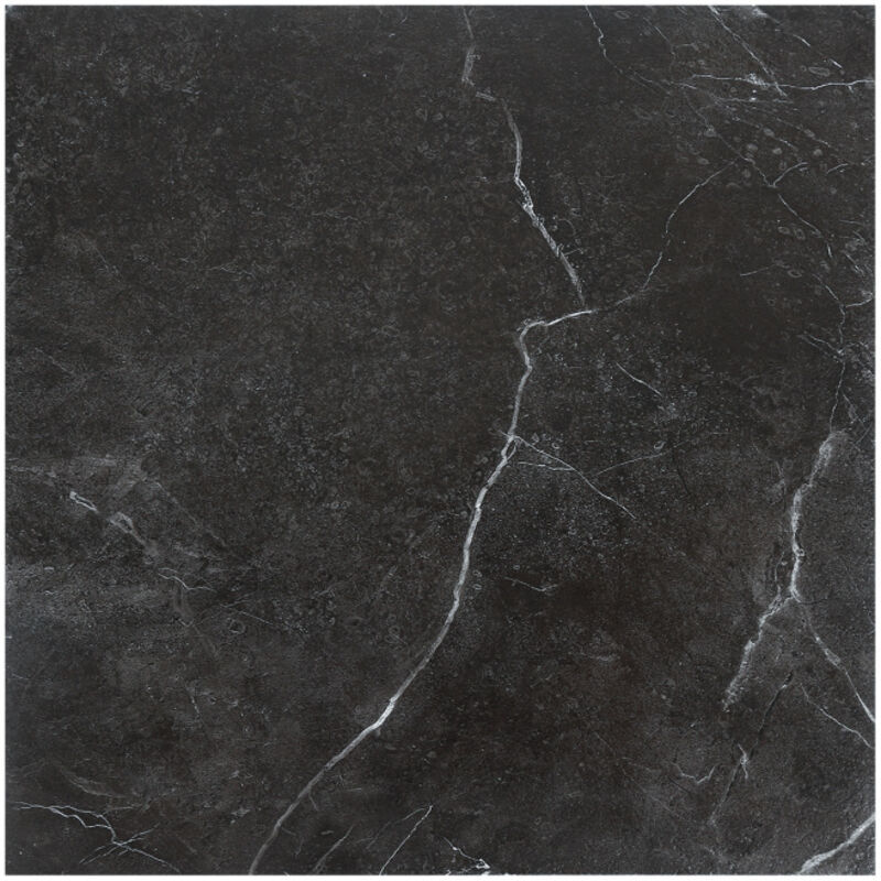 Pvc Bodenbelag - Selbstklebende Fliesen - Betoneffekt - 30 cm x 30 cm x 1,5 mm - Dicke 1,5 mm - Schwarz -ca.4m² / 44 Fliesen - Swanew