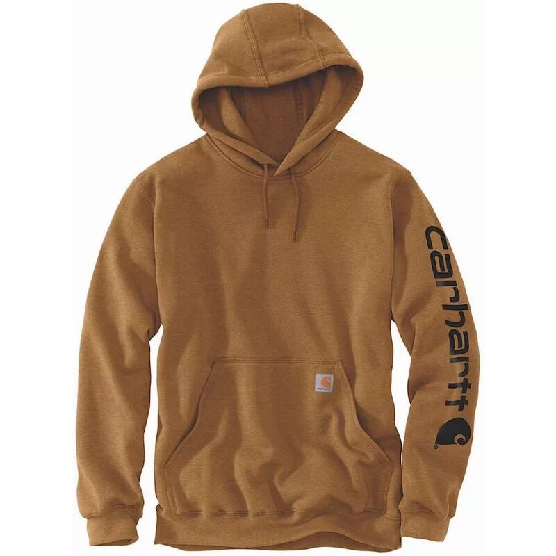 Carhartt - Sleeve Logo Kapuzenpullover Braun t.xxl - K288-BRN-XXL