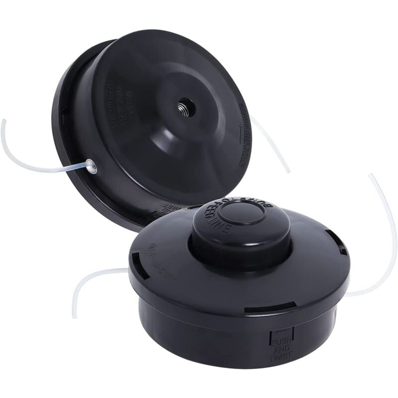 Universeller Benzin-Freischneider-Spulenkopf, kompatibel mit elektrischem Garten-Benzin-Freischneider-Trimmer (2 Stück)