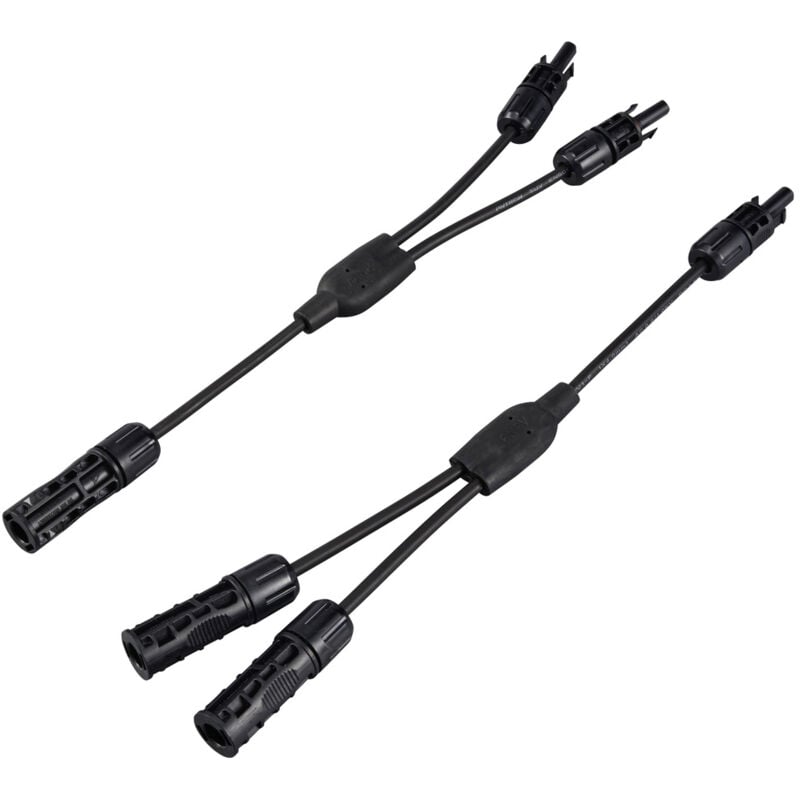 Sygonix - SY-6408046 Solaranlagen Anschluss Adapterkabel 30 a Schwarz 36 cm