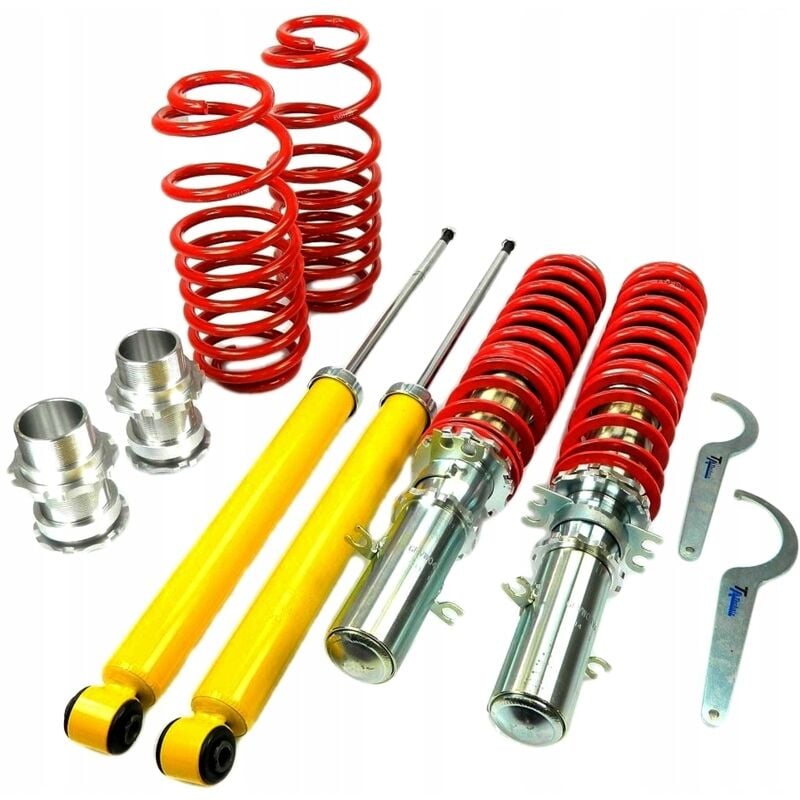 TA Technix Gewindefahrwerk passend für Audi A3 / Seat Leon, Toledo II / Skoda Octavia I / VW Bora, Golf IV, New Beetle