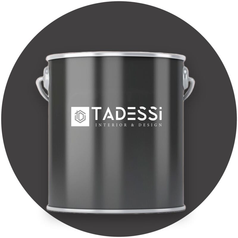 TADESSI Wall Select Wandfarbe Schwarz - Anthrazitgrau - abwaschbare Innenfarbe matt - Dispersionsfarbe - Geruchsarm und Lösemittelfrei