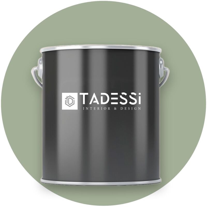 TADESSI Wall Select Wandfarbe Grün - Salbeigrün - abwaschbare Innenfarbe matt - Dispersionsfarbe - Geruchsarm und Lösemittelfrei