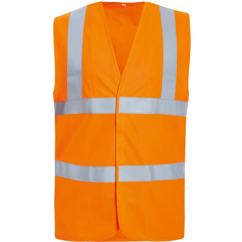 TAmmO Warnschutz-Weste, flammhemmend Orange Größe 6-XXXXL(70/72)