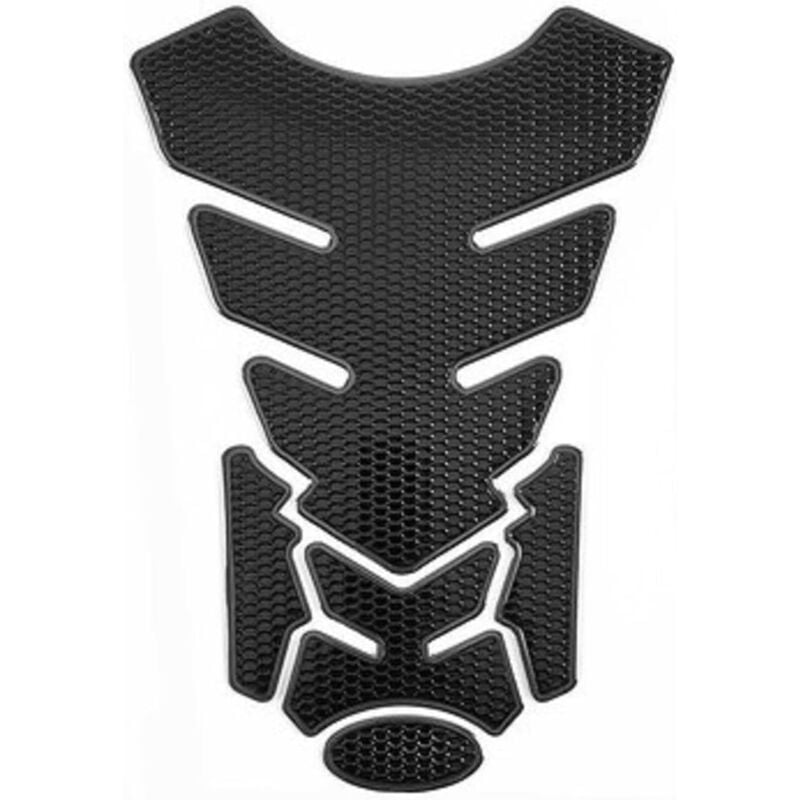 Ersandy - Tankpad, Motorrad-Tankschutz, Kraftstofftank-Pad-Aufkleber, Motorrad-Tankaufkleber-Schutz, für Motorräder Universal, Schwarz (pvc)