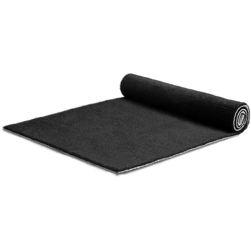 Teppichläufer 'Dakar' - Breite 100 cm - 5 mm dick - Schwarz