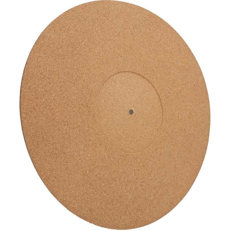Tapis de protection pour tourne-disque en liège souple antidérapant et antistatique de 12 pouces de diamètre 295 mm