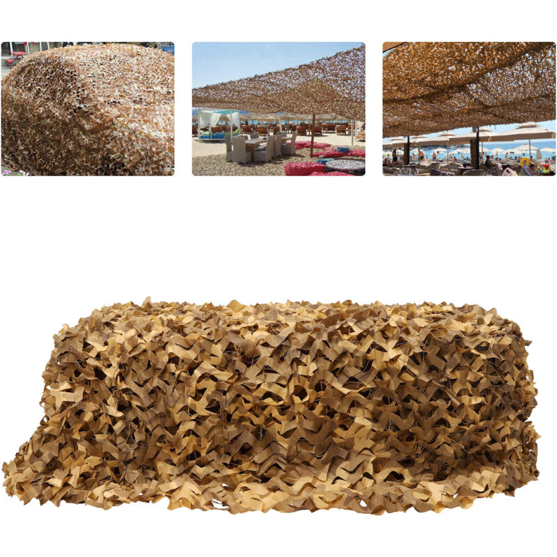 Tarnnetz 3 x 5 m, Tarnvorhang Ideal für die Jagd, Wildcamping, den Wald, die Landschaftsgestaltung, Outdoor-Aktivitäten, die Dekoration von