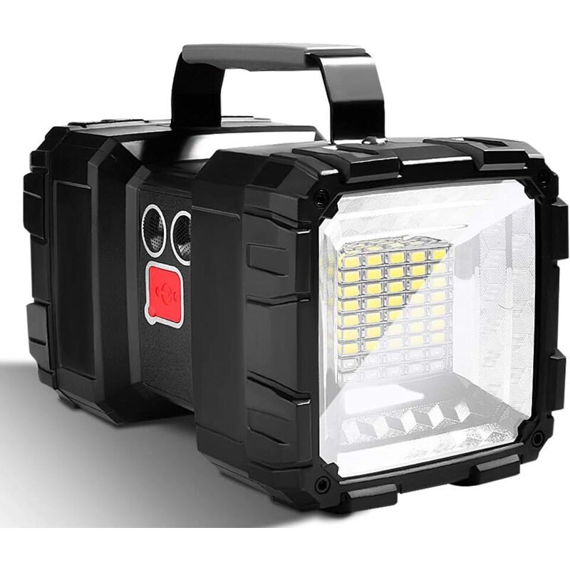 Taschenlampe, extrem leistungsstarke LED-Taschenlampe mit 7 Modi, 10000 mAh wiederaufladbare, extrem leistungsstarke LED-Taschenlampe für Camping,