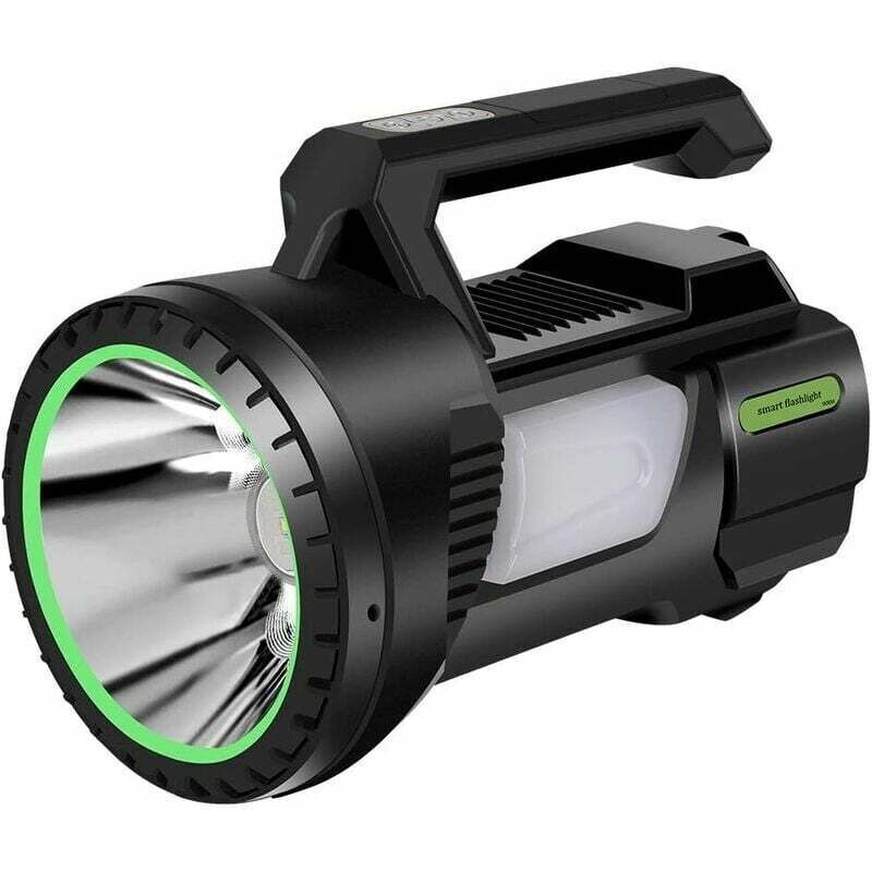 Taschenlampe, Taschenlampe, wiederaufladbar, ultra-leistungsstark, LED-Taschenlampe, 1200 Lumen, 4 Modi, einstellbare Intensität, zoombar,