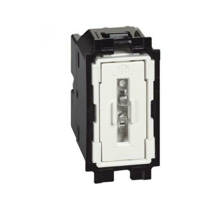 Jetzt lebende taste 1p (no) 10 a, 250 va.c., morsetti vita/piastrina, leichtbar - 1 modul k4005