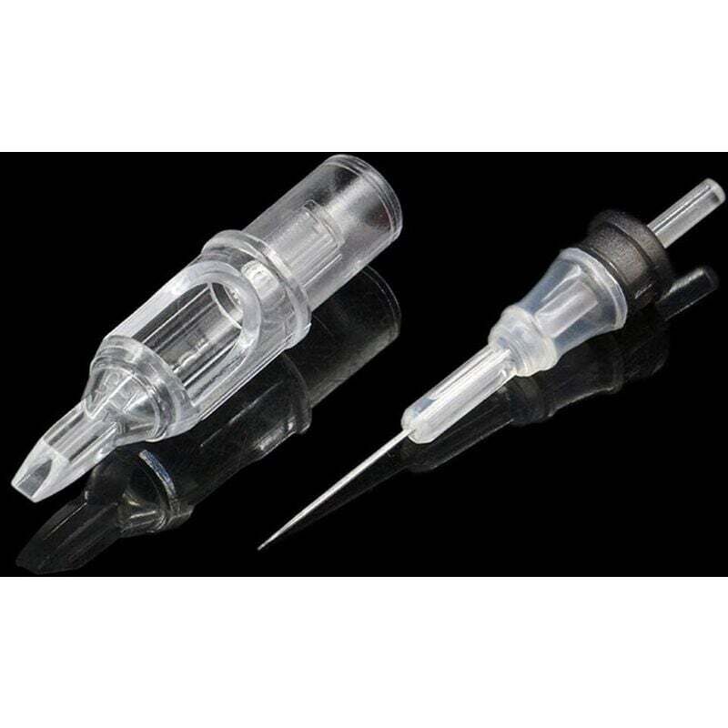 Tattoo-Nadelkartusche – 3RL Premium Tattoo-Nadelkartusche mit Membran, 0,30 mm runde, beschichtete, sterile Tattoo-Nadeln für Tattoo-Zubehör – 1