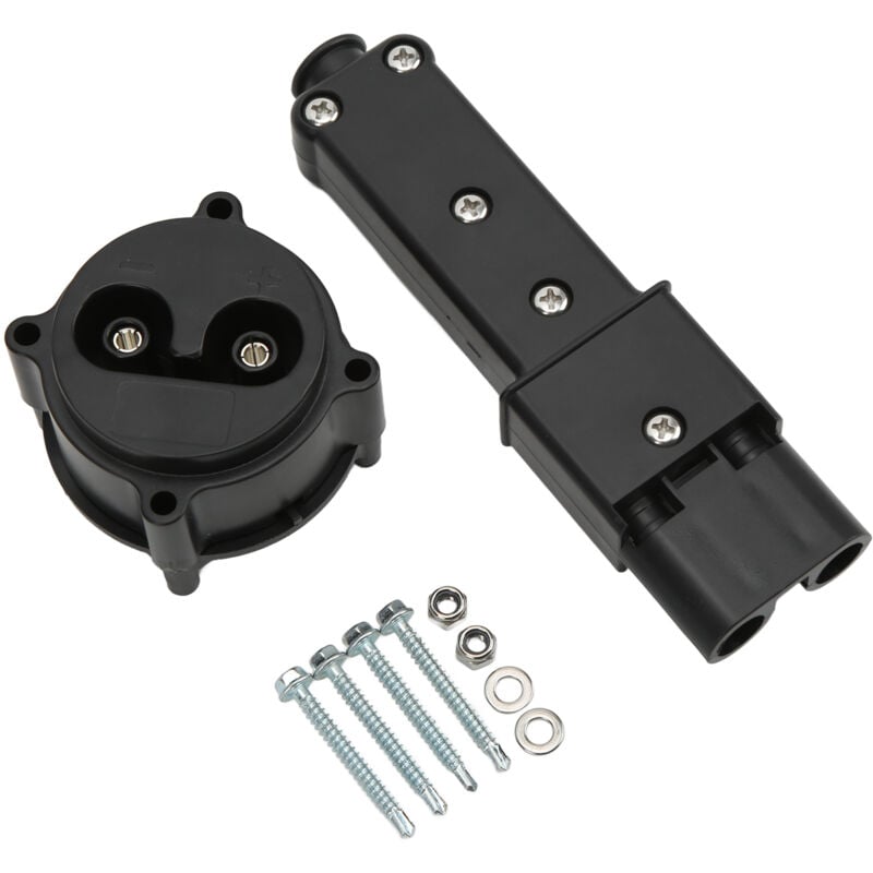 Tbest 48V DC Ladegerät Stecker-Set für G19, 48V DC Ladegerät Stecker-Set JR1-H235A-00 JR1-H6181-02-00 Ersatz für G19 G22 Elektro-Club-Cars.