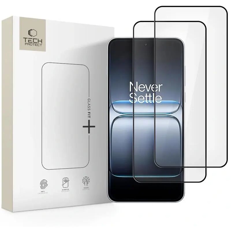 Tech-Protect Glass Fit+ 2er-Pack Panzerglas für OnePlus Nord 5 schwarz