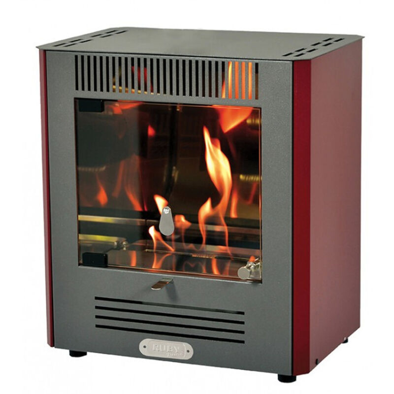 Tecno Air System Biostufa Mini Ruby Freistehend Bio-Ethanol Bordeaux