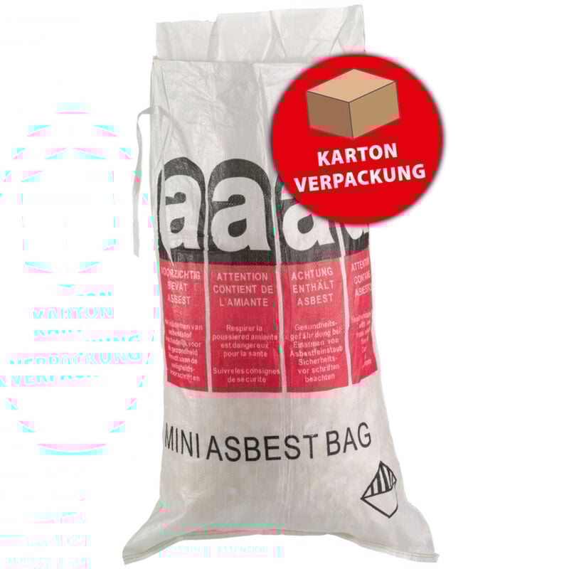 Karton-mini-asbestbag 70 x 110 cm unbeschichtet, PE-Inliner Tector 8472-10