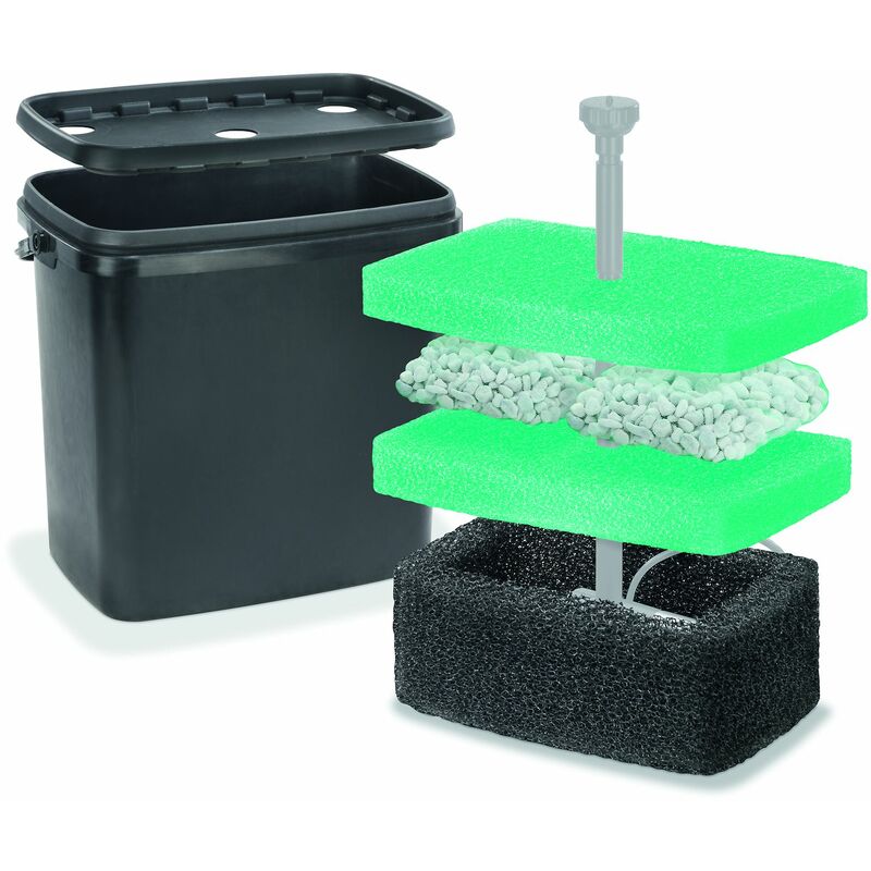 Esotec - Filterbox l für Solar Teichpumpen Teichfilter Gartenteich Pumpe 101715