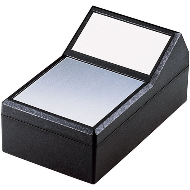 Teko - 790.9 Pult-Gehäuse (l x b x h) 145 x 85 x 73 mm abs, Aluminium Schwarz, Silber 1 St.