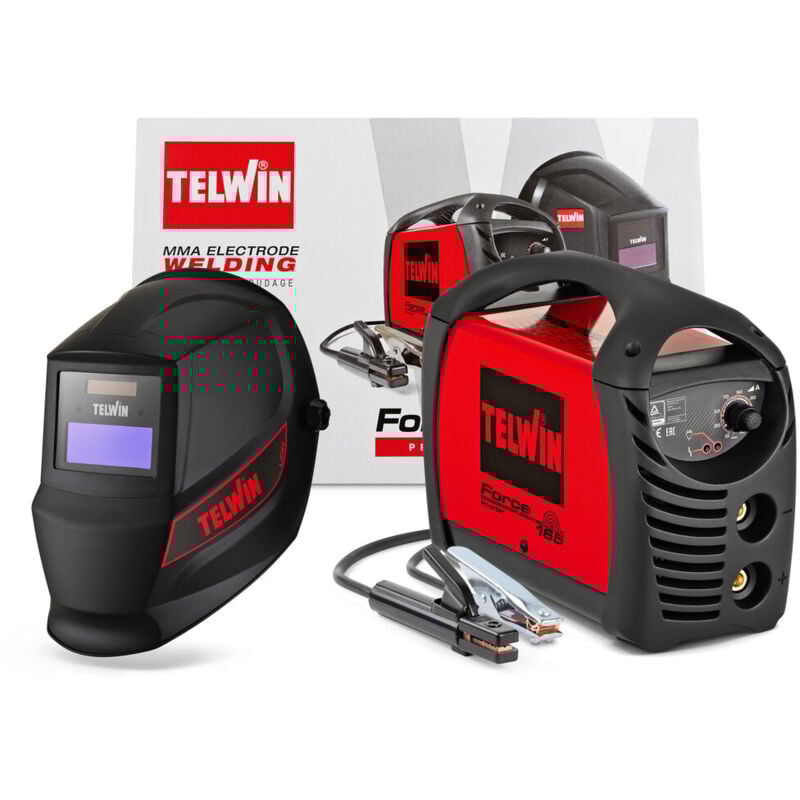 Inverter-Schweißgerät Force 165 - 230 v - Zubehör + Schweißhaube - 230 v Telwin 815863