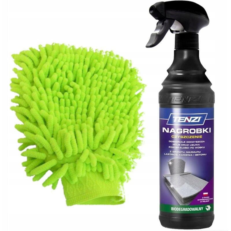 Tenzi Reinigungsmittelset Zur Reinigung Von Gräbern, Grabsteinen Und Granitgräbern