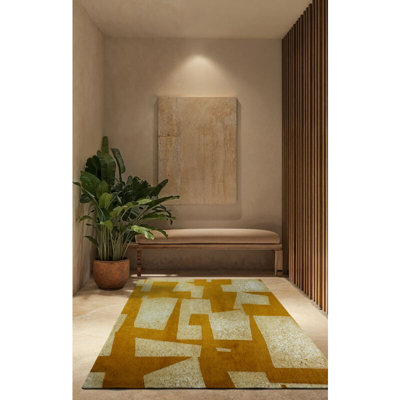 Beneffito - teppich – skip kollektion – calisson – Gemusterter Teppich, handwerklich gefertigt, Weberei in Belgien – Moderner und weicher Teppich für