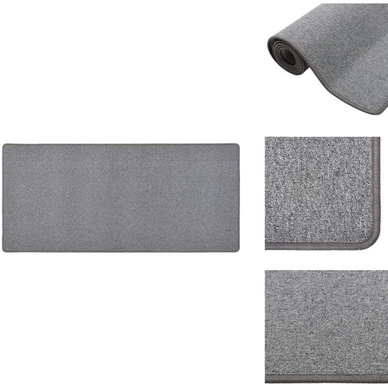 Teppichläufer Dunkelgrau 50x100 cm - Teppichläufer - Dunkelgrauer Teppich - Wohnzimmer Teppich - Schlafzimmerschmuck - Küchenvorleger