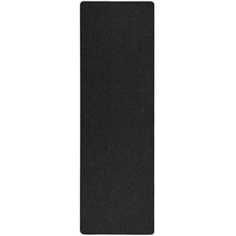 Teppichläufer Anthrazit 80 x 500 cm 100% Polypropylen vidaXL