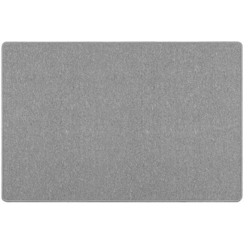 Teppichläufer Hellgrau 100 x 150 cm 100% Polypropylen vidaXL