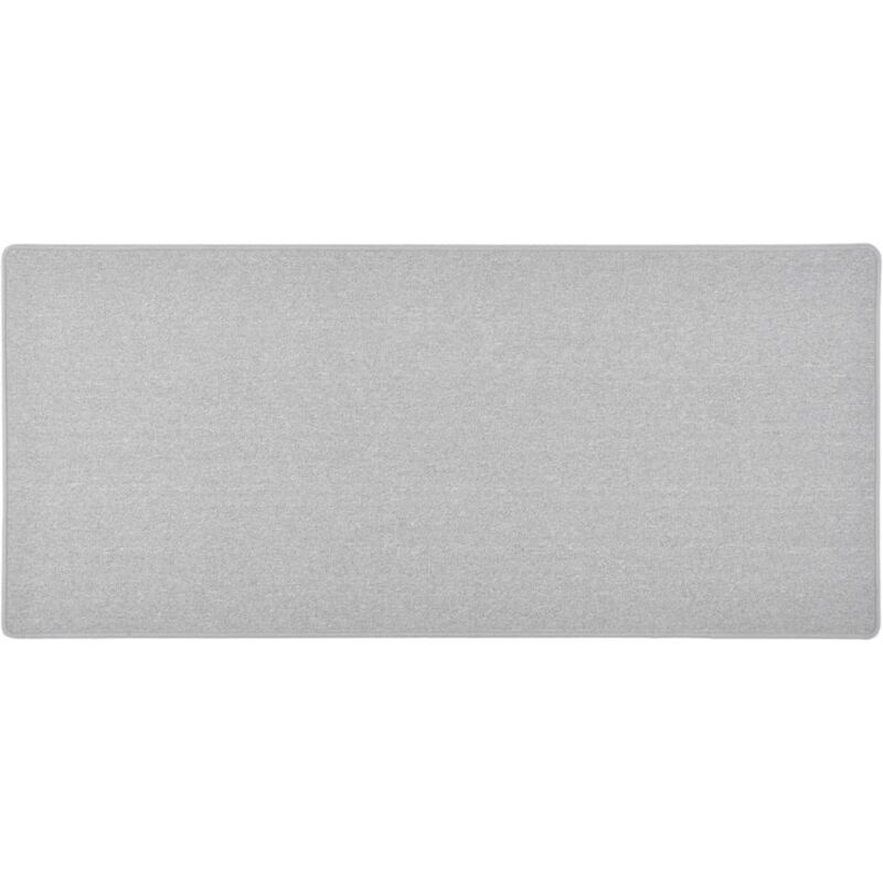 vidaXL Teppichläufer Hellgrau 50x100 cm